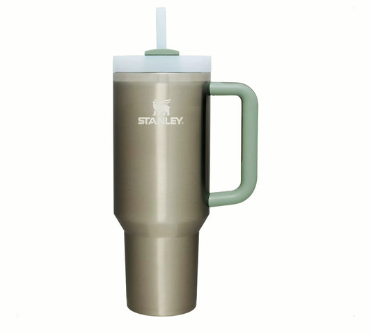 Brushed Stainless Stanley Quencher H2.O Flowstate Tumbler 40 oz.