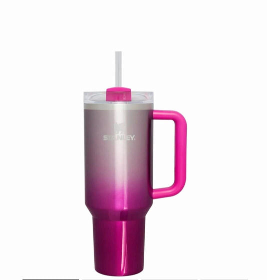Camelia Gradient Pink 30 oz Quencher H2.O Flowstate Tumbler, NWT!