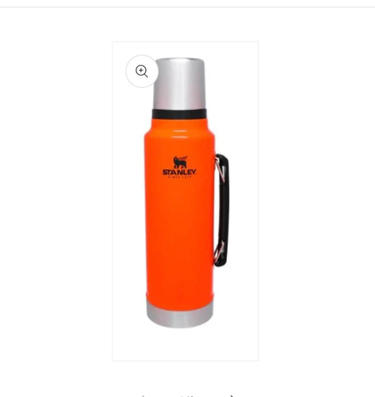 Blaze Orange Thermos 48 oz. Stanley Quencher, NWT!